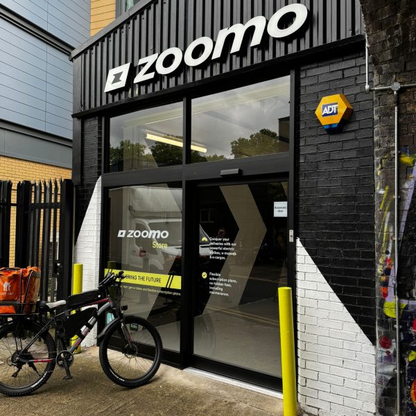Zoomo Signage front of shop